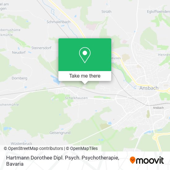 Hartmann Dorothee Dipl. Psych. Psychotherapie map
