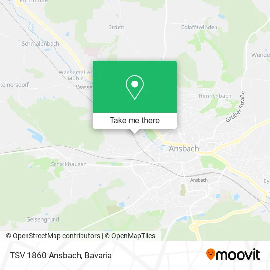 Карта TSV 1860 Ansbach