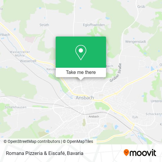 Romana Pizzeria & Eiscafé map