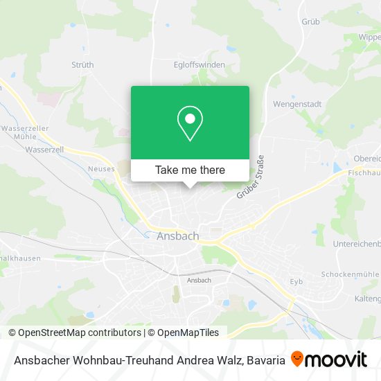 Ansbacher Wohnbau-Treuhand Andrea Walz map