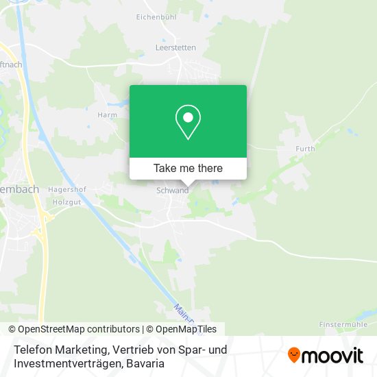 Telefon Marketing, Vertrieb von Spar- und Investmentverträgen map