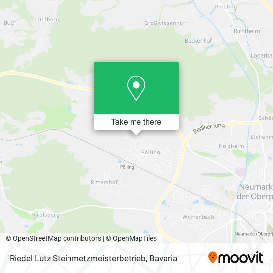 Riedel Lutz Steinmetzmeisterbetrieb map