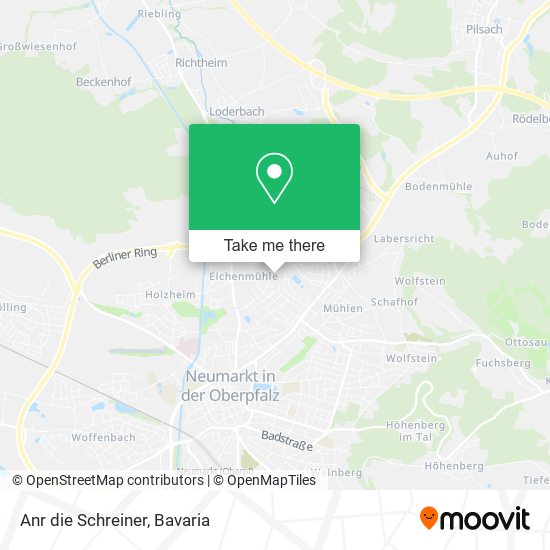 Карта Anr die Schreiner
