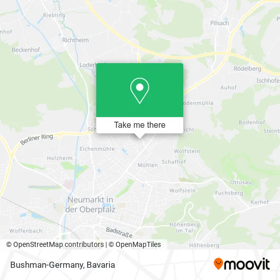 Карта Bushman-Germany