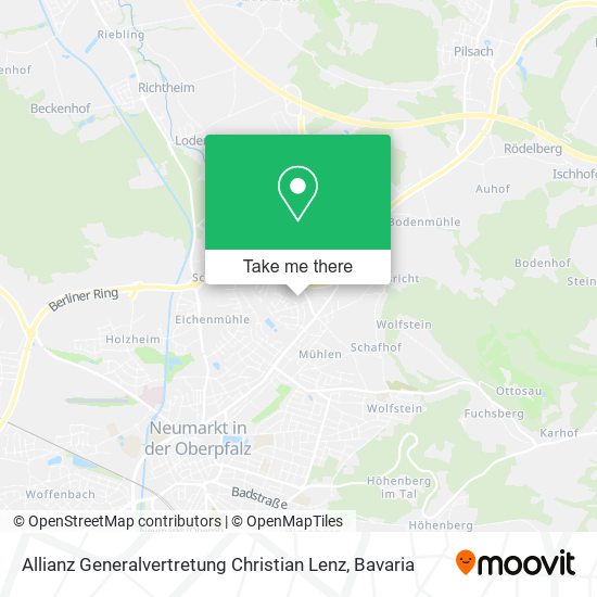 Карта Allianz Generalvertretung Christian Lenz