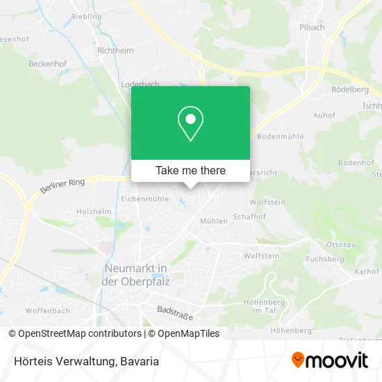 Карта Hörteis Verwaltung