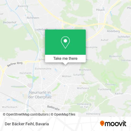 Карта Der Bäcker Feihl