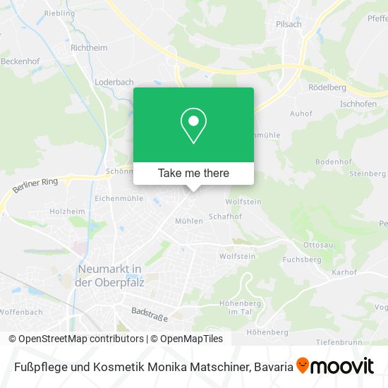 Fußpflege und Kosmetik Monika Matschiner map