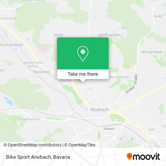 Bike Sport Ansbach map