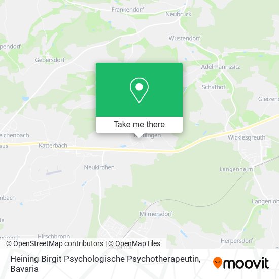 Карта Heining Birgit Psychologische Psychotherapeutin