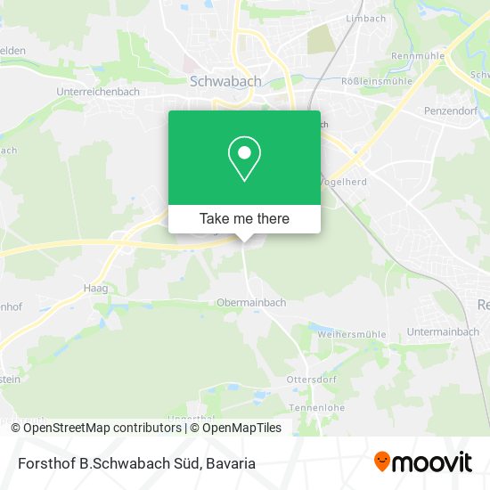 Forsthof B.Schwabach Süd map