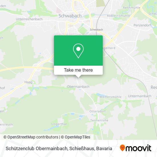 Schützenclub Obermainbach, Schießhaus map