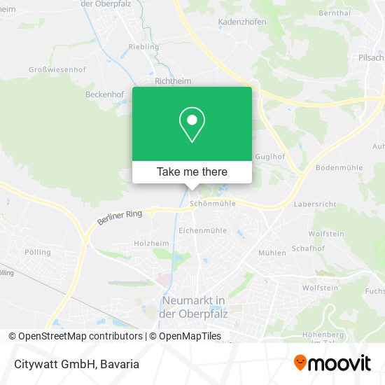 Citywatt GmbH map