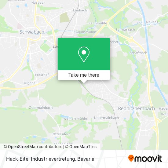 Hack-Eitel Industrievertretung map