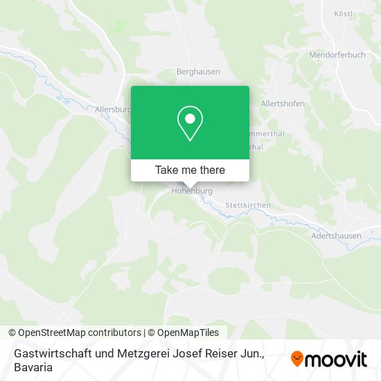 Gastwirtschaft und Metzgerei Josef Reiser Jun. map