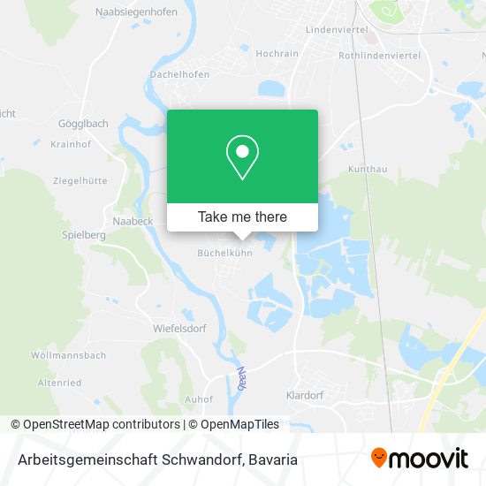 Arbeitsgemeinschaft Schwandorf map