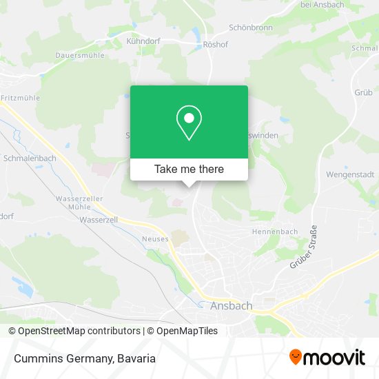 Cummins Germany map