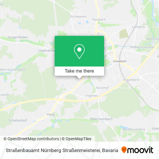 Straßenbauamt Nürnberg Straßenmeisterei map