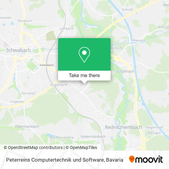 Карта Peterreins Computertechnik und Software