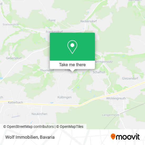 Wolf Immobilien map