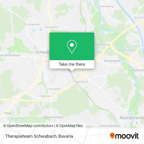 Карта Therapieteam Schwabach