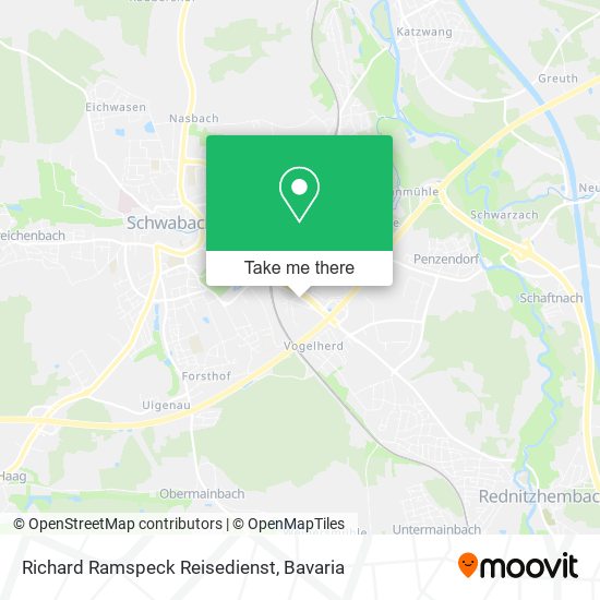 Richard Ramspeck Reisedienst map