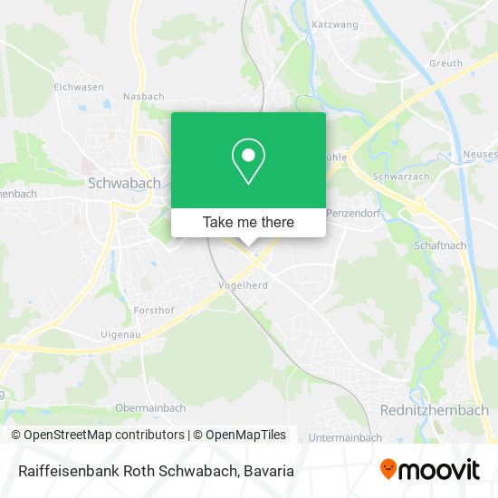 Raiffeisenbank Roth Schwabach map