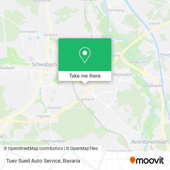 Tuev Sued Auto Service map