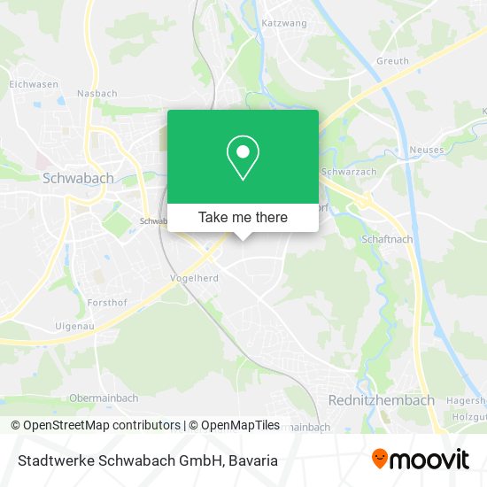 Карта Stadtwerke Schwabach GmbH