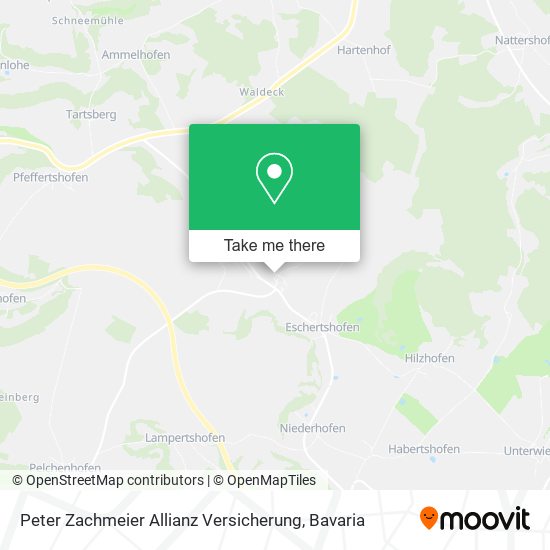 Peter Zachmeier Allianz Versicherung map