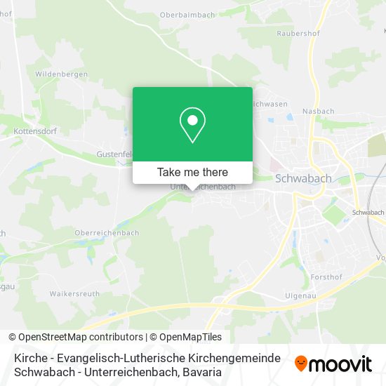 Kirche - Evangelisch-Lutherische Kirchengemeinde Schwabach - Unterreichenbach map