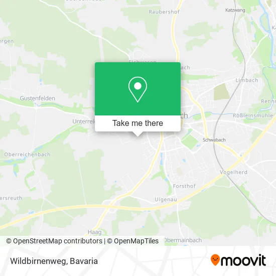 Карта Wildbirnenweg
