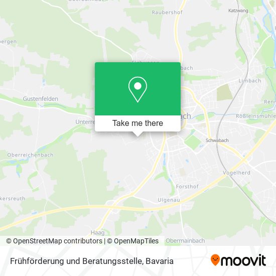 Frühförderung und Beratungsstelle map