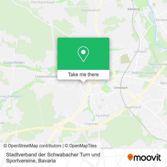 Stadtverband der Schwabacher Turn und Sportvereine map