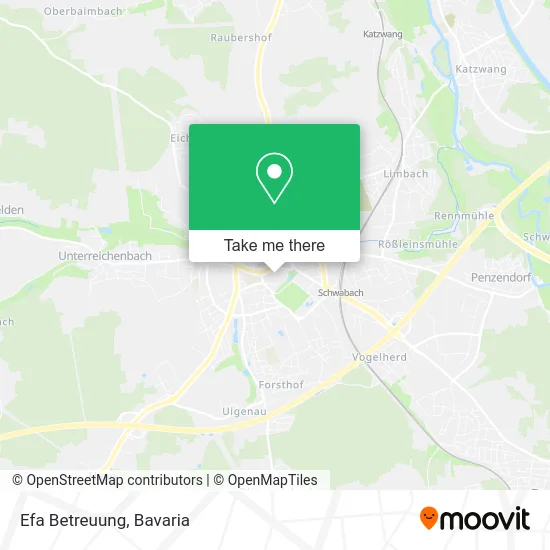 Карта Efa Betreuung