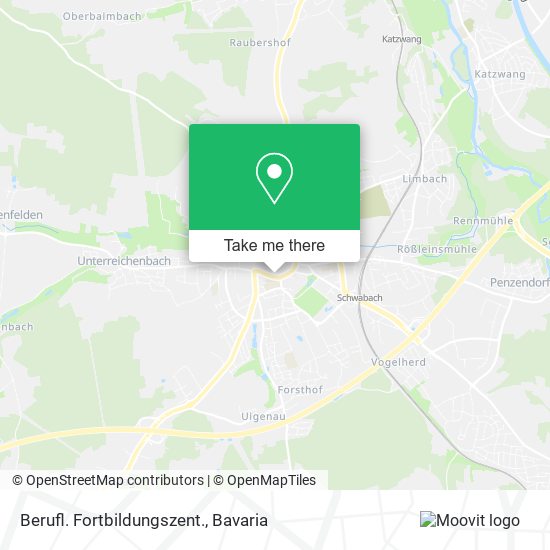 Berufl. Fortbildungszent. map