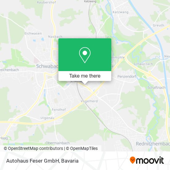 Autohaus Feser GmbH map