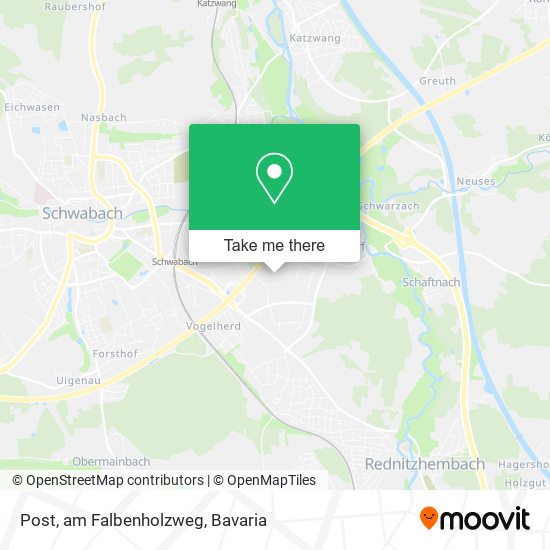 Post, am Falbenholzweg map