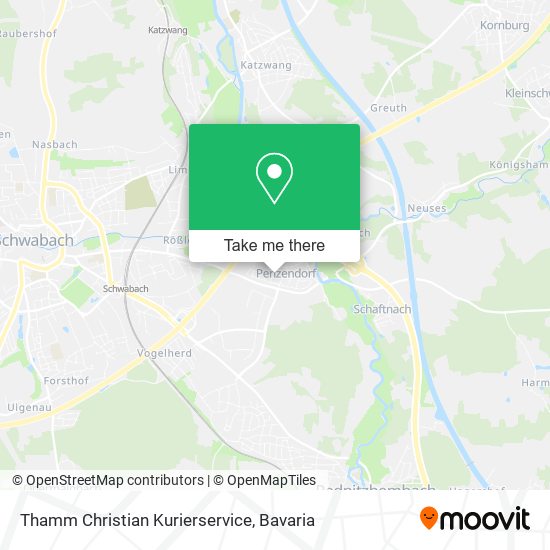 Карта Thamm Christian Kurierservice