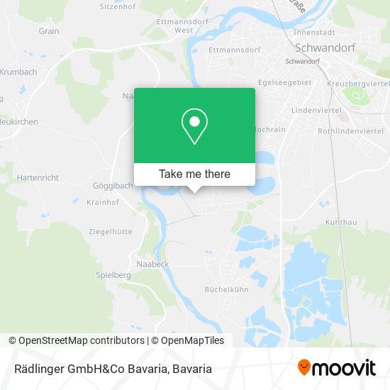 Rädlinger GmbH&Co Bavaria map