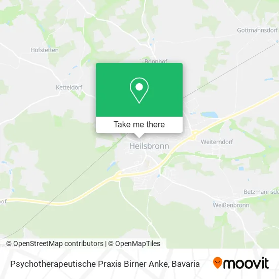 Карта Psychotherapeutische Praxis Birner Anke