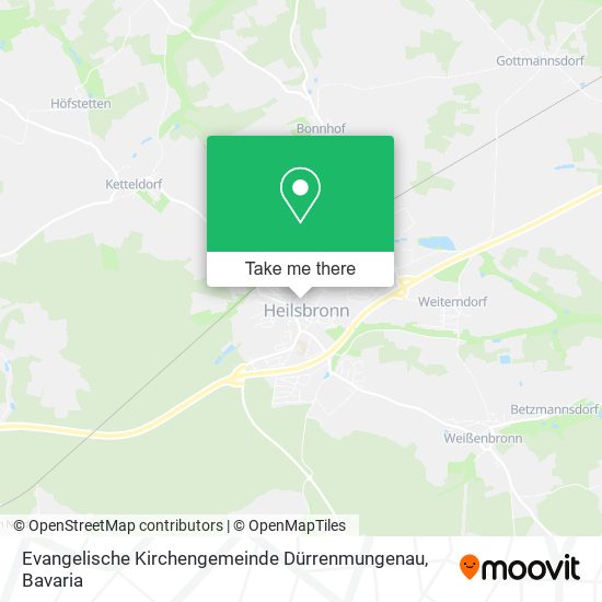 Evangelische Kirchengemeinde Dürrenmungenau map