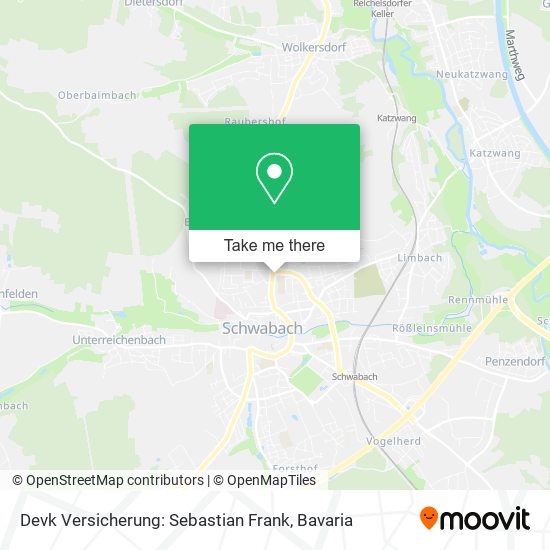 Devk Versicherung: Sebastian Frank map