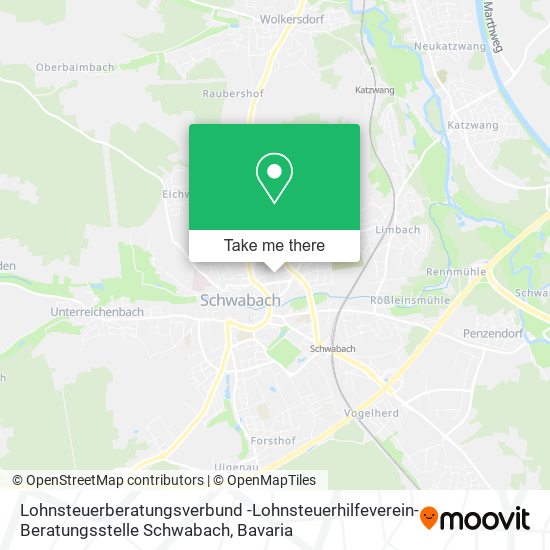 Lohnsteuerberatungsverbund -Lohnsteuerhilfeverein- Beratungsstelle Schwabach map