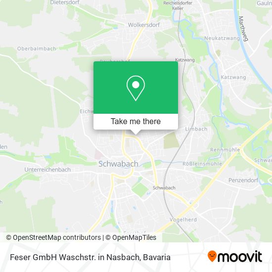 Карта Feser GmbH Waschstr. in Nasbach