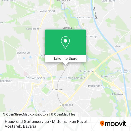 Haus- und Gartenservice - Mittelfranken Pavel Vostarek map