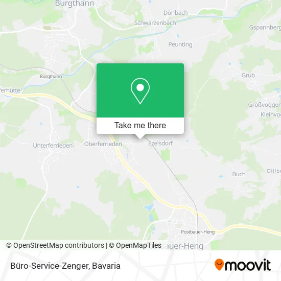 Карта Büro-Service-Zenger