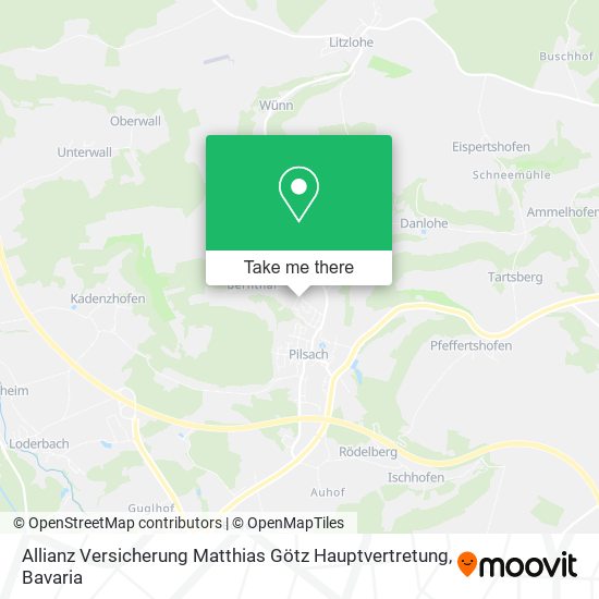 Allianz Versicherung Matthias Götz Hauptvertretung map