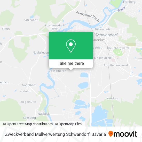 Zweckverband Müllverwertung Schwandorf map