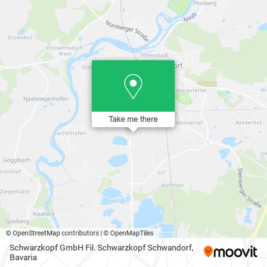 Карта Schwarzkopf GmbH Fil. Schwarzkopf Schwandorf
